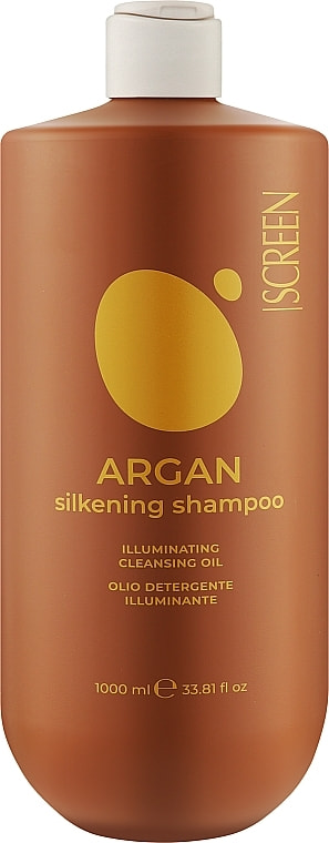 Шампунь з аргановою олією SCREEN Argan Silkening Shampoo, 1000 ml - 1